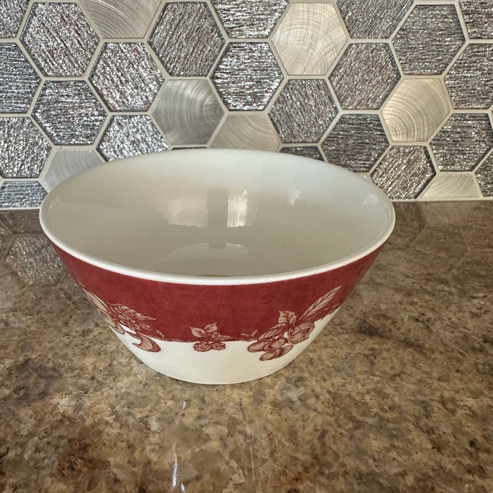 Fruit Toile by Waverly Garden Room Soup/Cereal Bowl